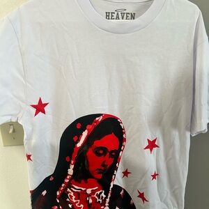 White Virgen Heaven Tee